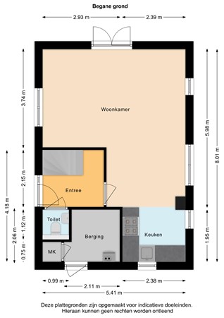 Floorplan - De Heeren van 's-Gravensande 163, 2691 SJ 's-Gravenzande